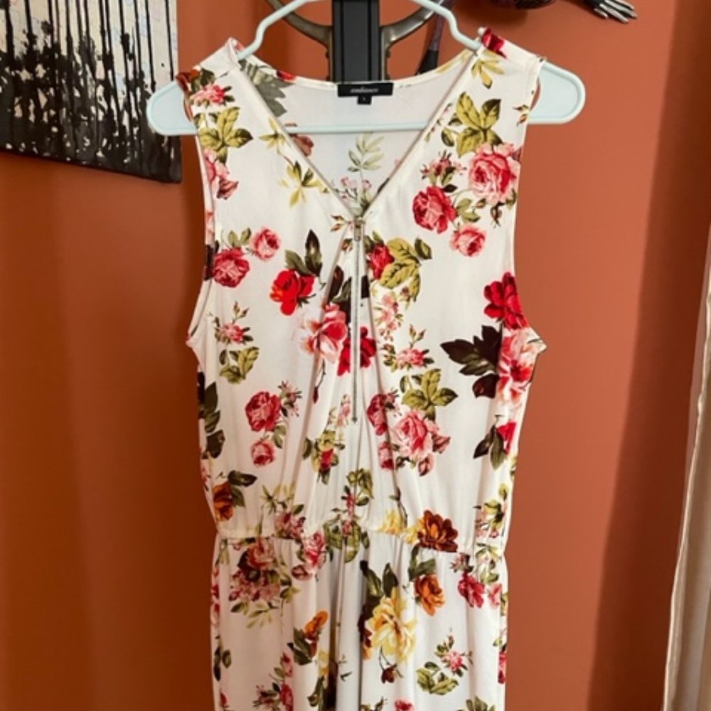 Light, airy floral romper